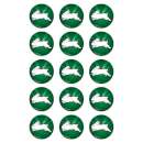 Rabbitohs NRL Edible Icing Cupcake Images